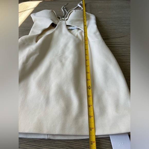 AREA Off-White Butterfly Cutout Crystal Minidress XS 795$ NWT - Picture 15 of 15